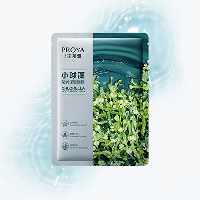 冰球突破小球藻莹润保湿面膜